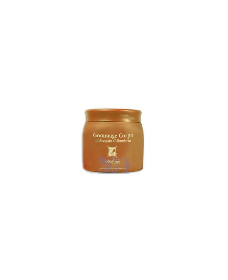 Body Scrub ai granuli di Nocciola e Mandorla 500 ml- Ben Herbe Body Essence Corpo