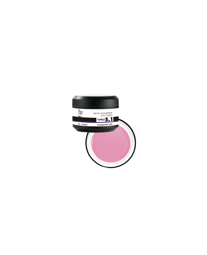 Gel UV pro 3.1 Monofasico - trasparente rosa 15g cod. 146635 Peggy Sage