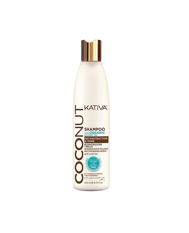 KATIVA COCONUT SHAMPOO 250ML RECOSTRUCTION&SHINE