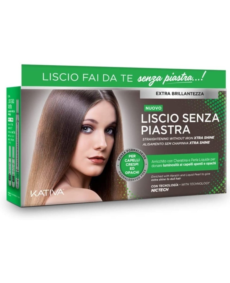 Kativa Capelli Liscio Perfetto Senza Piastra Kit Trattamento