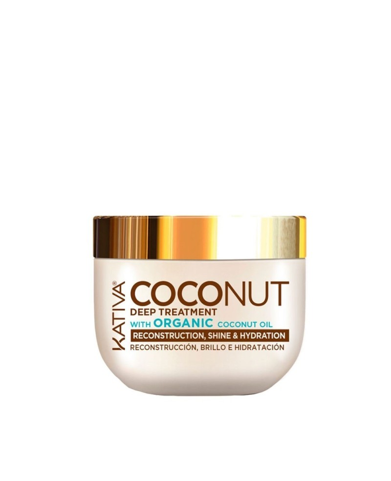 Kativa coconut maschera per capelli deep treatment reconstruction shine 250ml