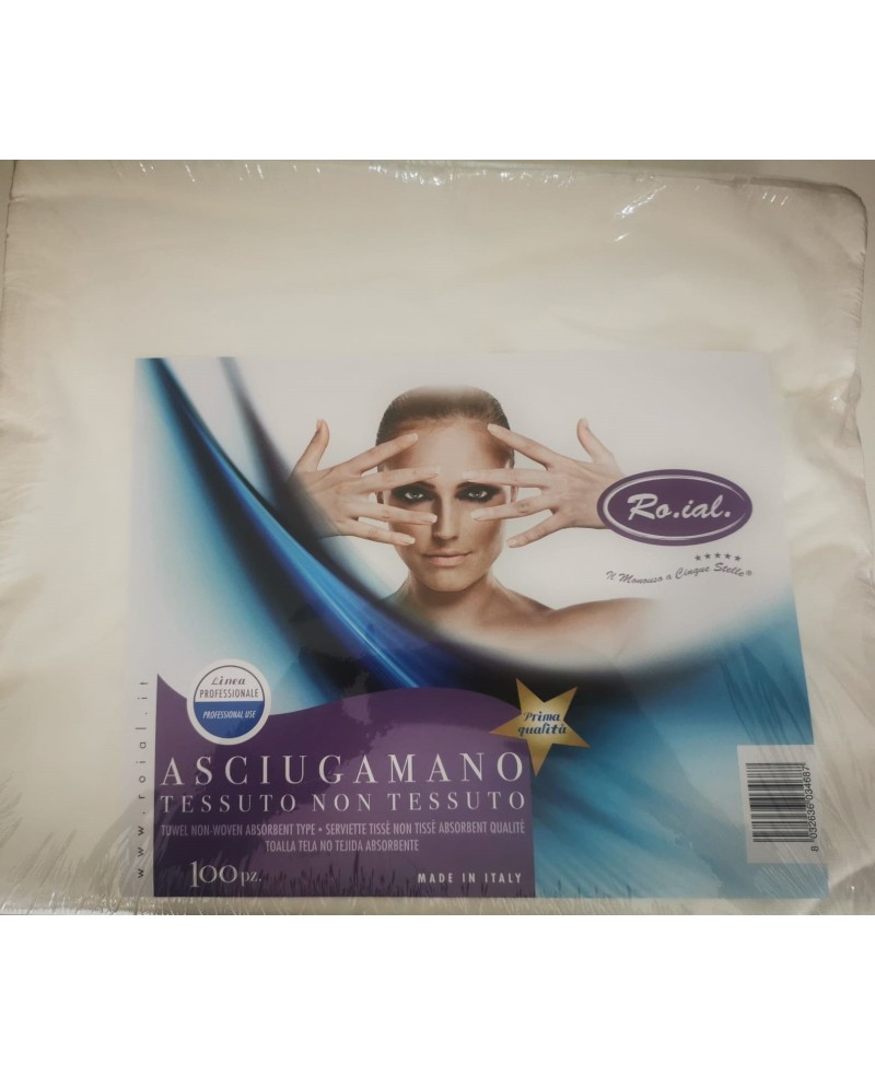 Asciugamano Monouso in pregiata Carta a secco liscia Roial 85pz Linea professionale