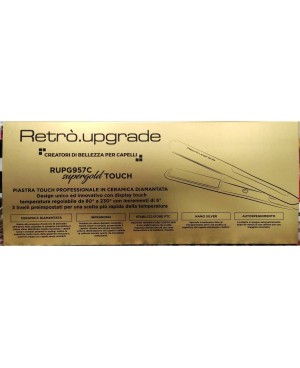 Piastra Capelli Professionale Supergold Touch RUP-G957C - Retrò Upgrade