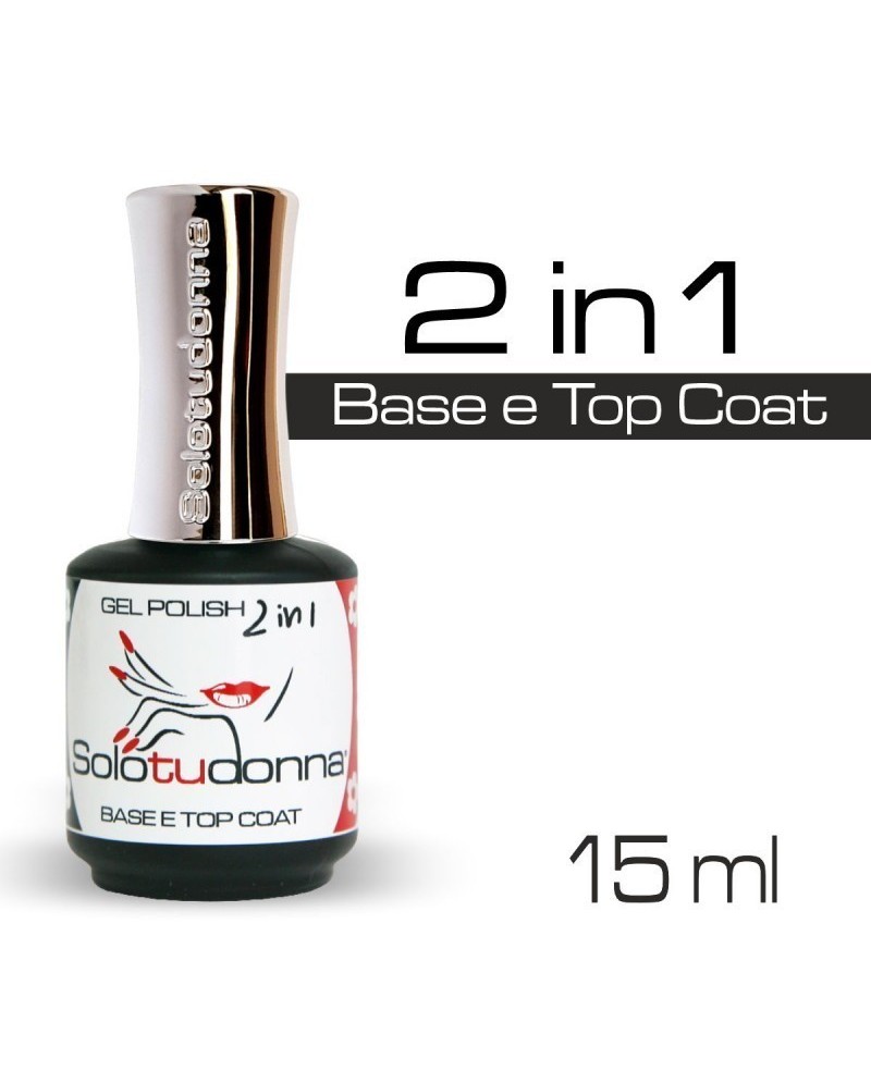 Gel Polish 2 in 1 Base e Top Coat  Gel Unghie - SoloTuDonna