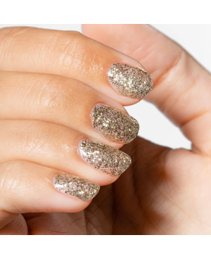 Gel Semipermanente Polish Glitter Oro MNP Mesauda 52 Nail Pro