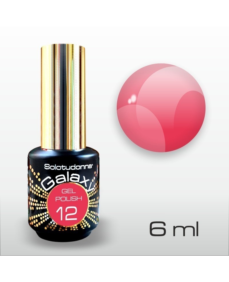 Semipermanente Unghie Gel Polish Coral Fluo Galaxy 12 - Solotudonna