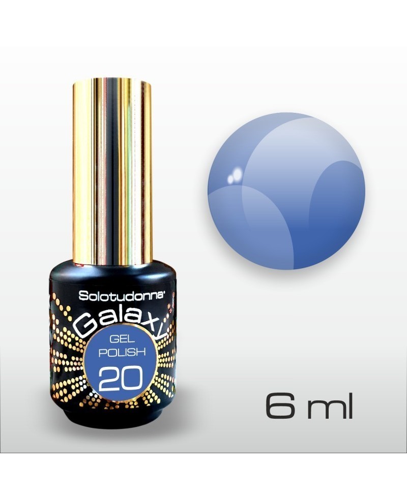 Semipermanente Unghie Gel Polish Savoia Blue Galaxy 20 - Solotudonna