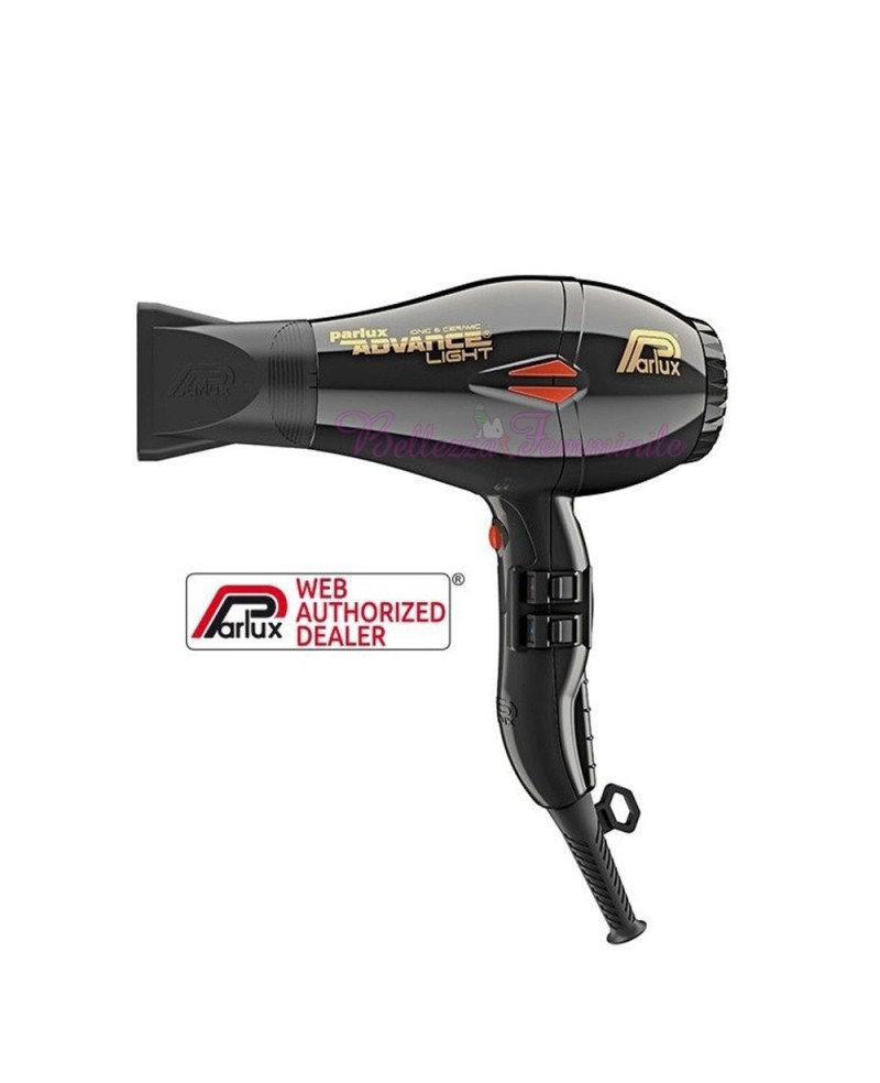 Phon Asciugacapelli Professionale Parlux Advance Light Nero