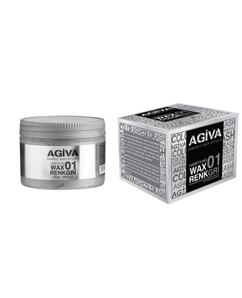 Cera capelli  Color Wax  01 – Grigio 120gr – Agiva