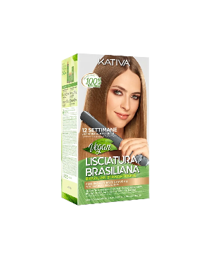 Kativa Kit  capelli per Lisciatura Brasiliana Vegana