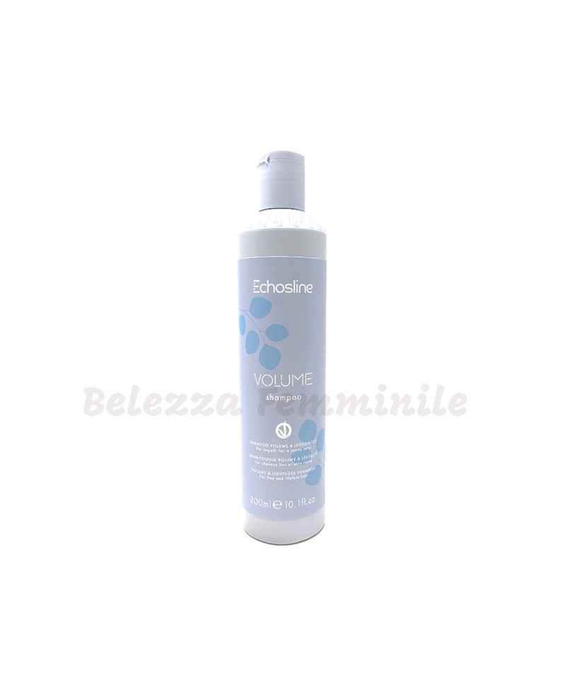 Shampoo Volume Capelli Fini e senza tono - 300 ml - Echosline Vegan