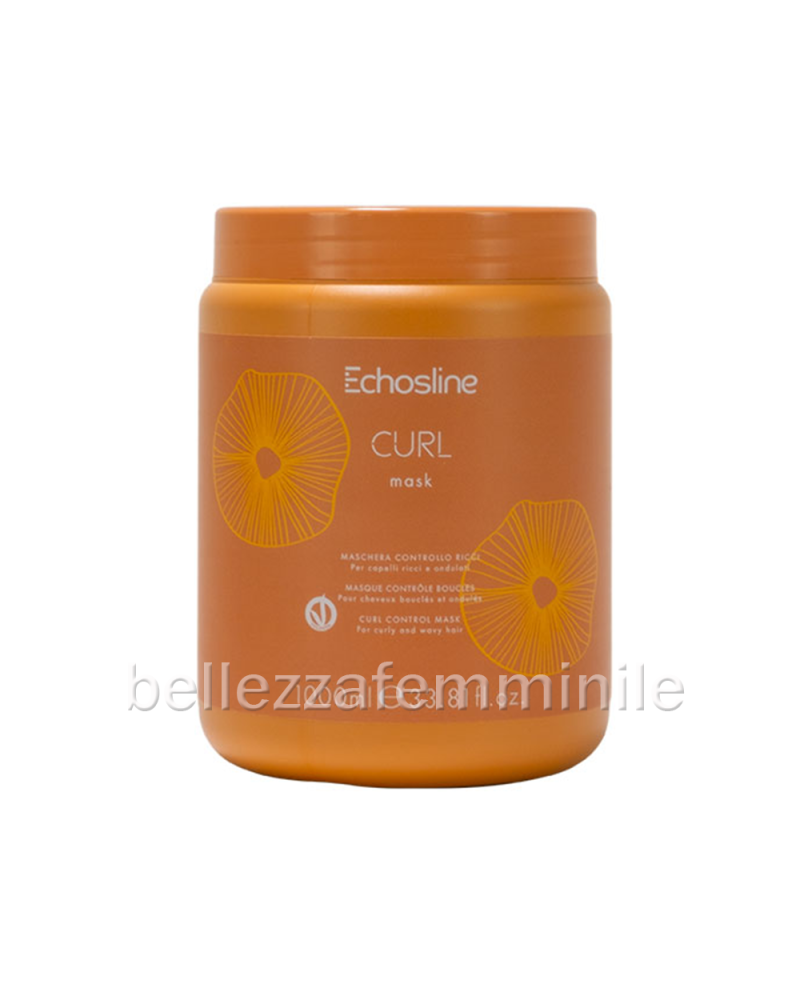 Maschera Capelli Curl controllo ricci 1000ml Echosline