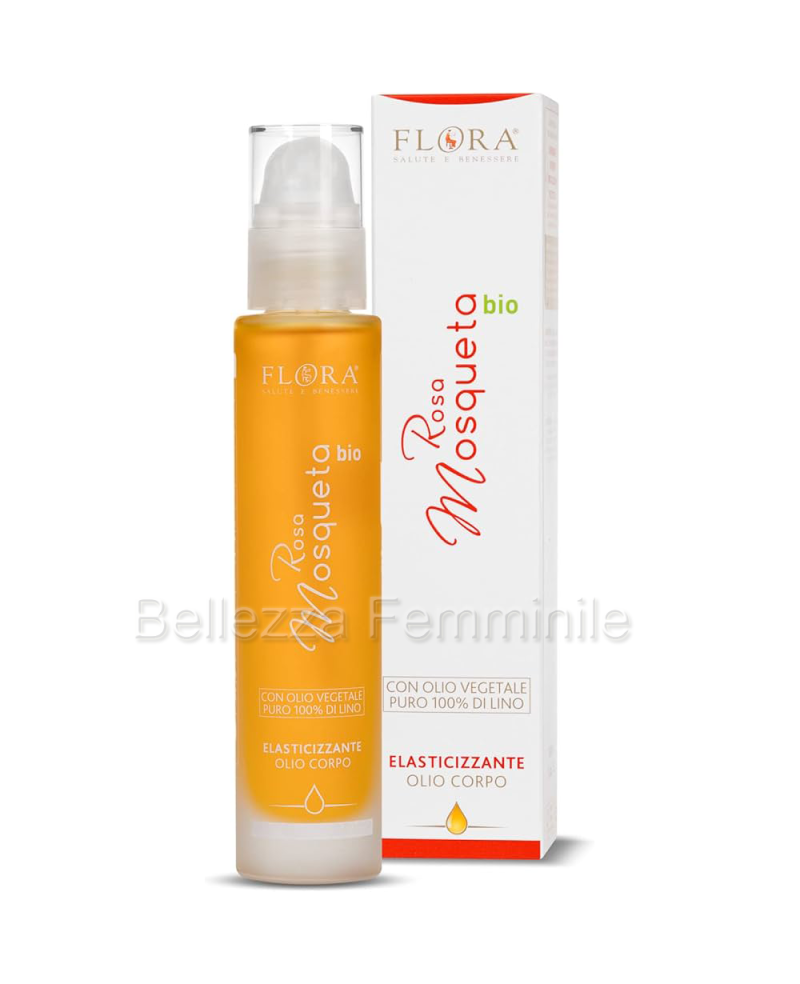 Elasticizing and anti-aging face and body oil FLORA Rosa Mosqueta 100ML