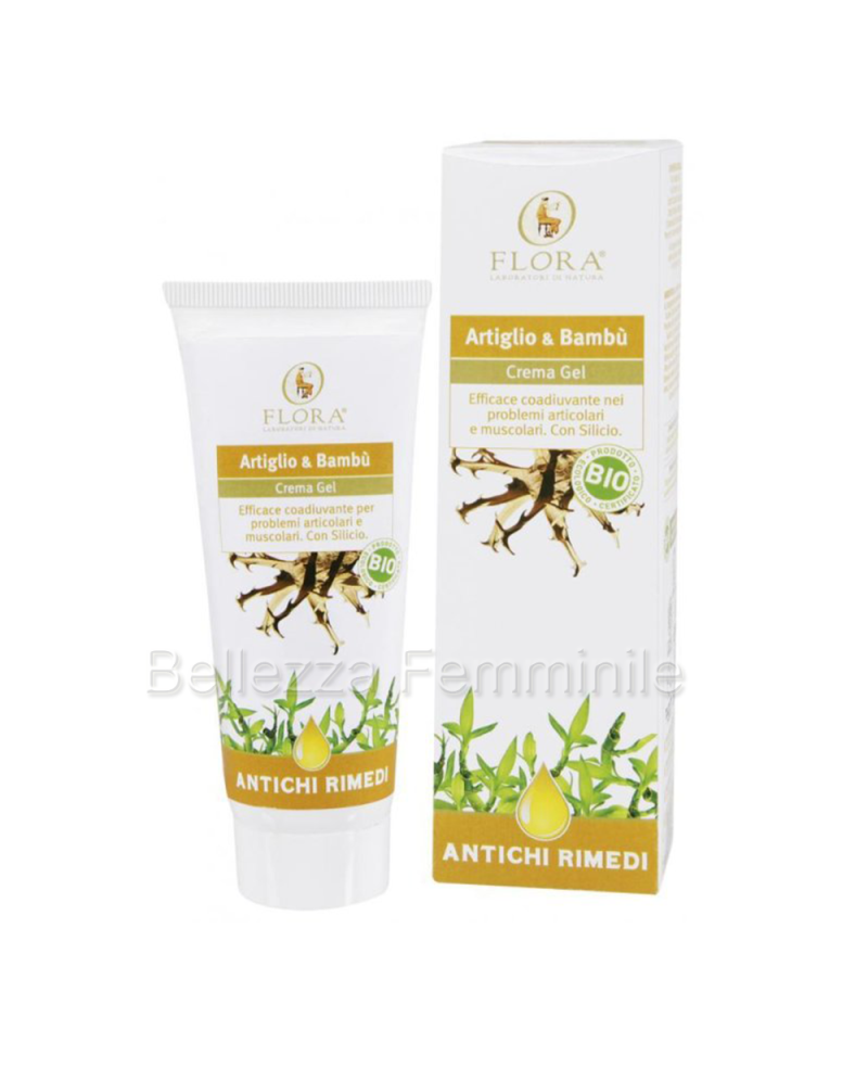 CREAM GEL Body ARTIGLIO & BAMBU' BIO 75 ml Flora