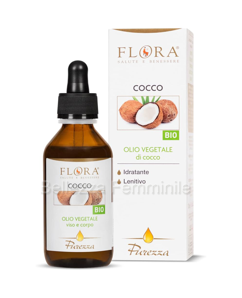 Organic Coconut Body Oil - 100 ml Flora