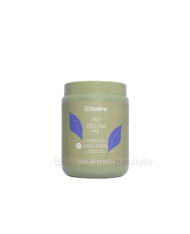 No Yellow Echosline mask for bleached, blond or gray hair 1000ml.