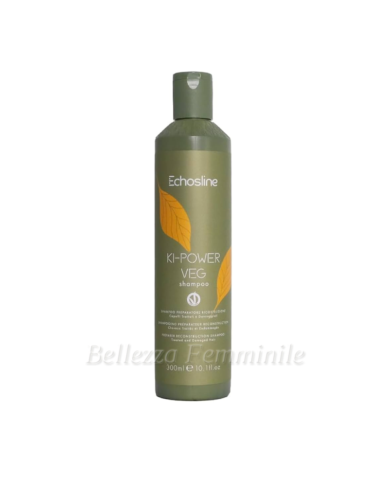 Shampoo capelli cheratinico ricostruzione molecolare - Ki Power Veg - 300 ml