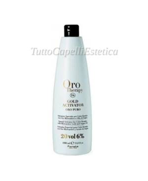 Acqua Ossigenata Emulsione Ossidante Per Capelli 1000ml - Oro Therapy Fanola