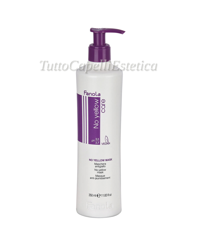 Maschera Capelli Liscio-Ricci Antigiallo 350 ml Fanola No Yellow