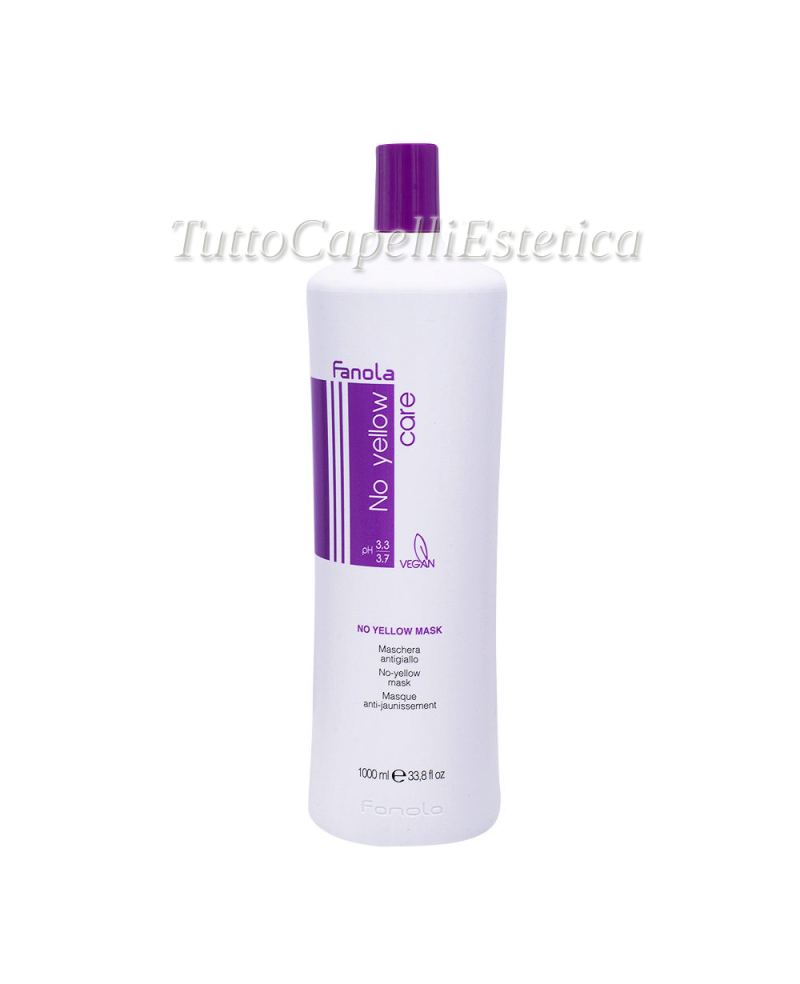 Mask for Smooth-Curly Hair Anti-Yellow 1000 ml Fanola No Yellow