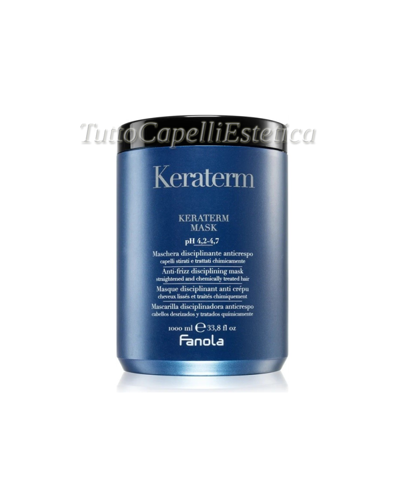 Anti-frizz hair mask with shea butter 1000 ml - Fanola Keraterm