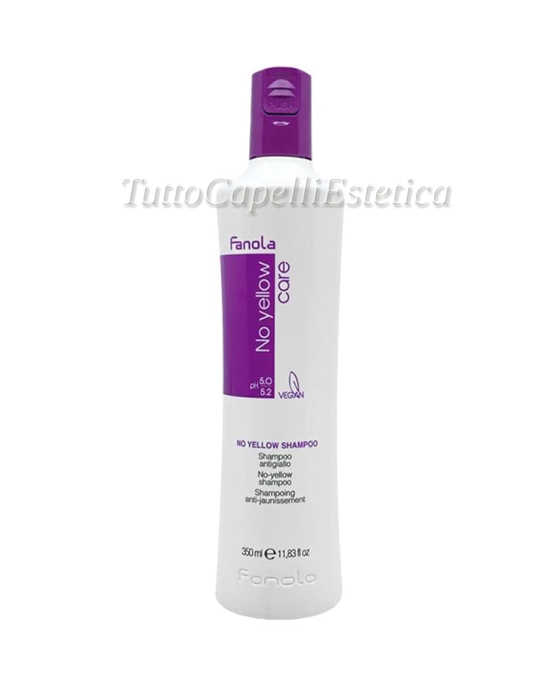 Shampoo Capelli Lisci-Ricci Antigiallo 350 ml Fanola No Yellow