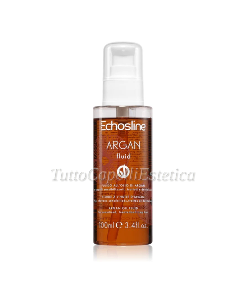 Fluido Capelli Olio Di Argan Senza Risciaquo - 100ml - Echosline Argan Vegan