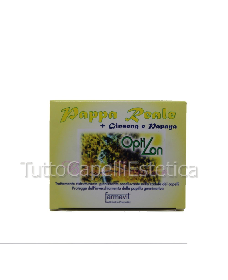 Fiale Capelli Anticaduta Pappa reale + ginseng e papaya 12 fiale da 10 ml - Farmavit