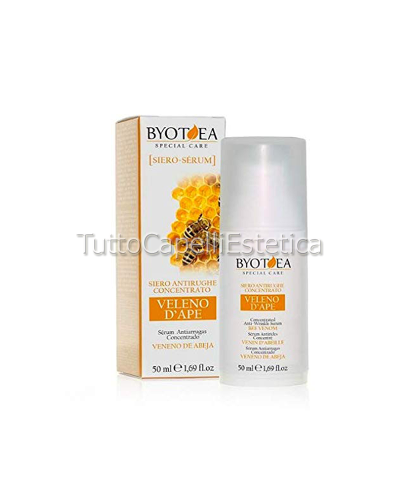 Siero Viso Antirughe Concentrato al Veleno D'ape - Byotea Special Care - 50ml