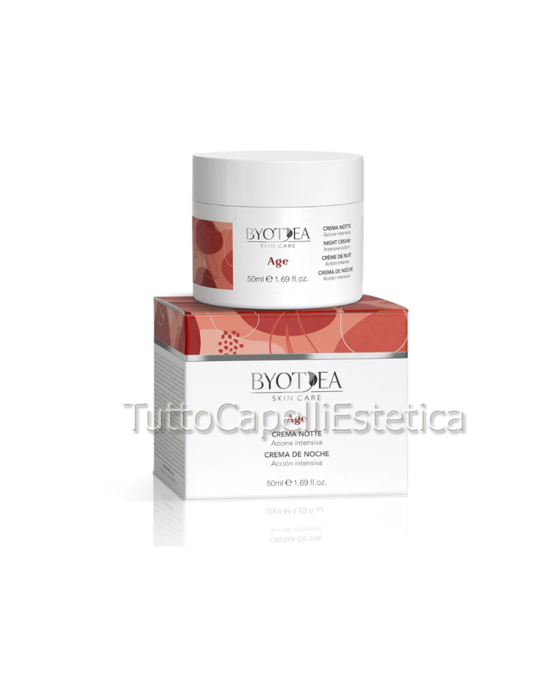 Crema Notte Viso-Collo-Dècolletè Azione Intensiva 50ml Byotea Age