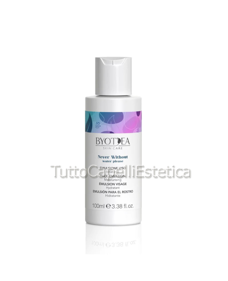 Emulsione Idratante Viso Never  Without 100ml -Byotea