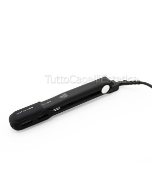 Professional Hair Straightener Black C-Style Soft Touch Corioliss + Free Thermo-Protective Spray