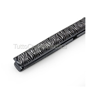 Professional Hair Straightener C1 Silver Zebra Corioliss + Free Heat Protection Spray