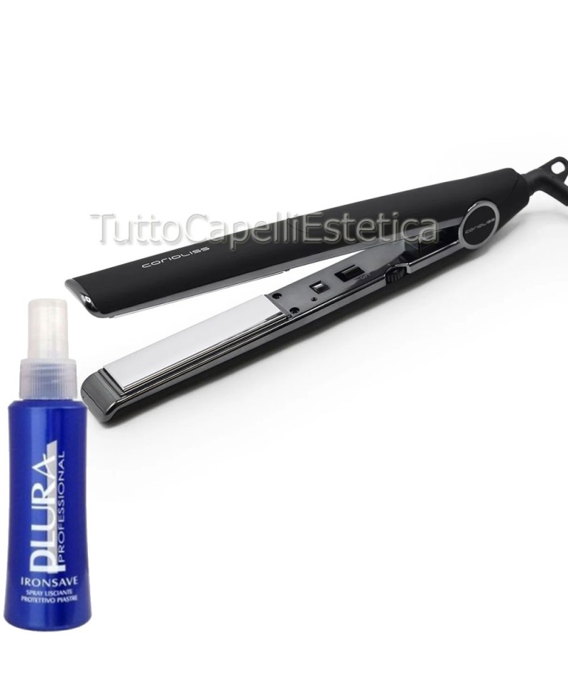 Professional Hair Straightener C1 Black Corioliss + Free Heat Protection Spray