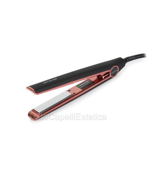 Hair Straightener + Hair Brush Kit C1 Chrome Corioliss Black/Rose Gold