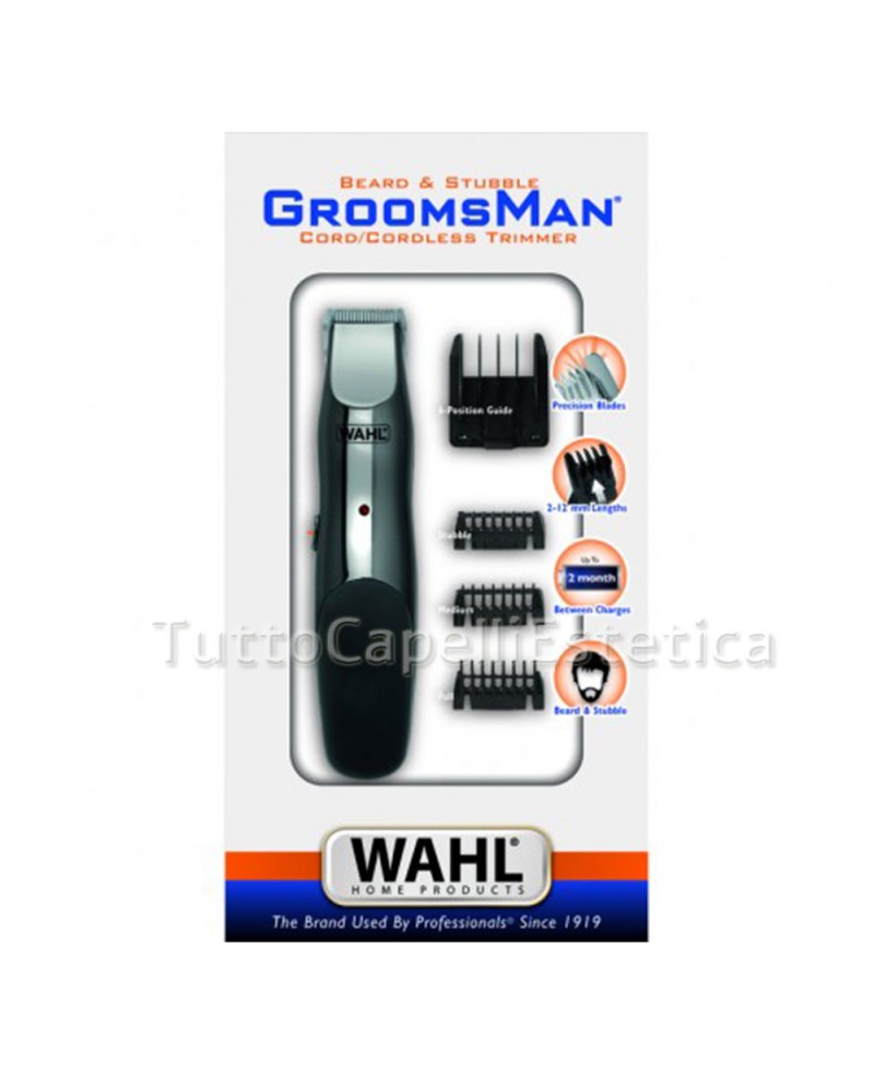 Tosatrice TagliaCapelli/Barba Wahl Professional Groomsman Trimmer Cordless