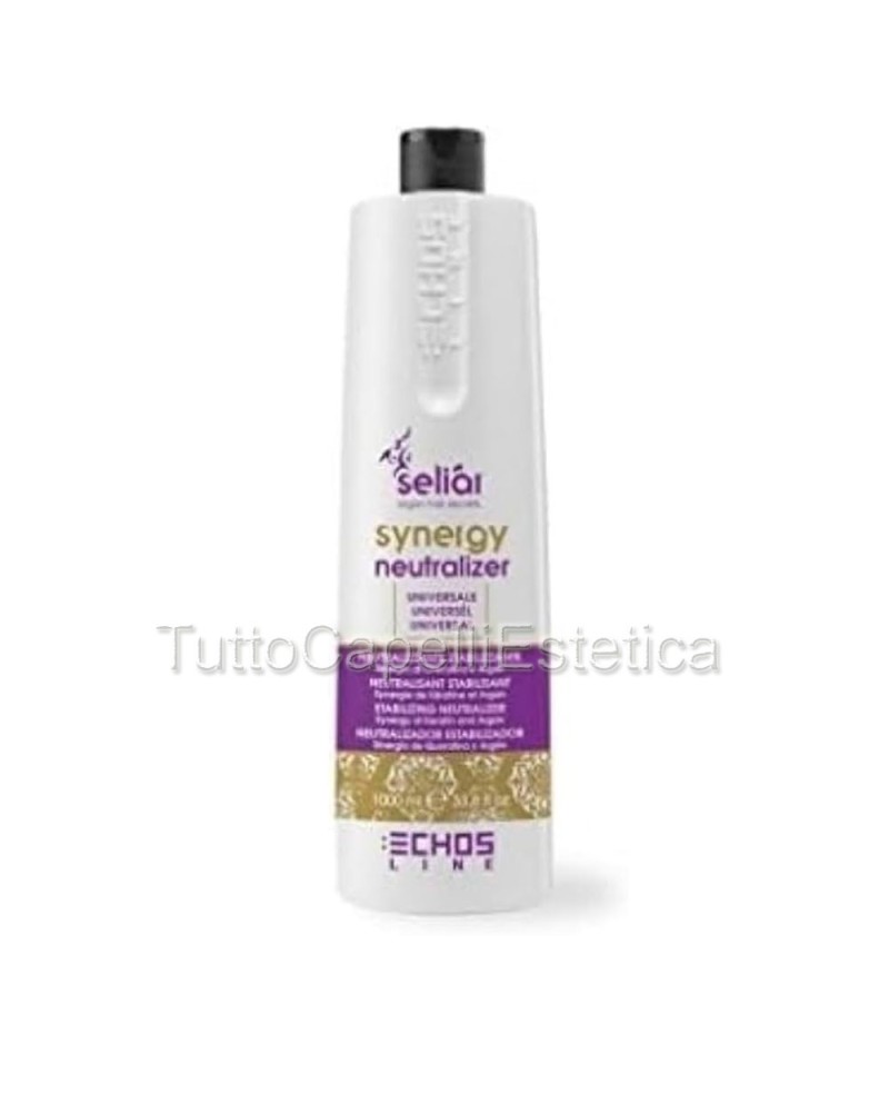 Neutralizzante Capelli Stabilizzante con Cheratina ed Argan 1000ml Seliar Echosline