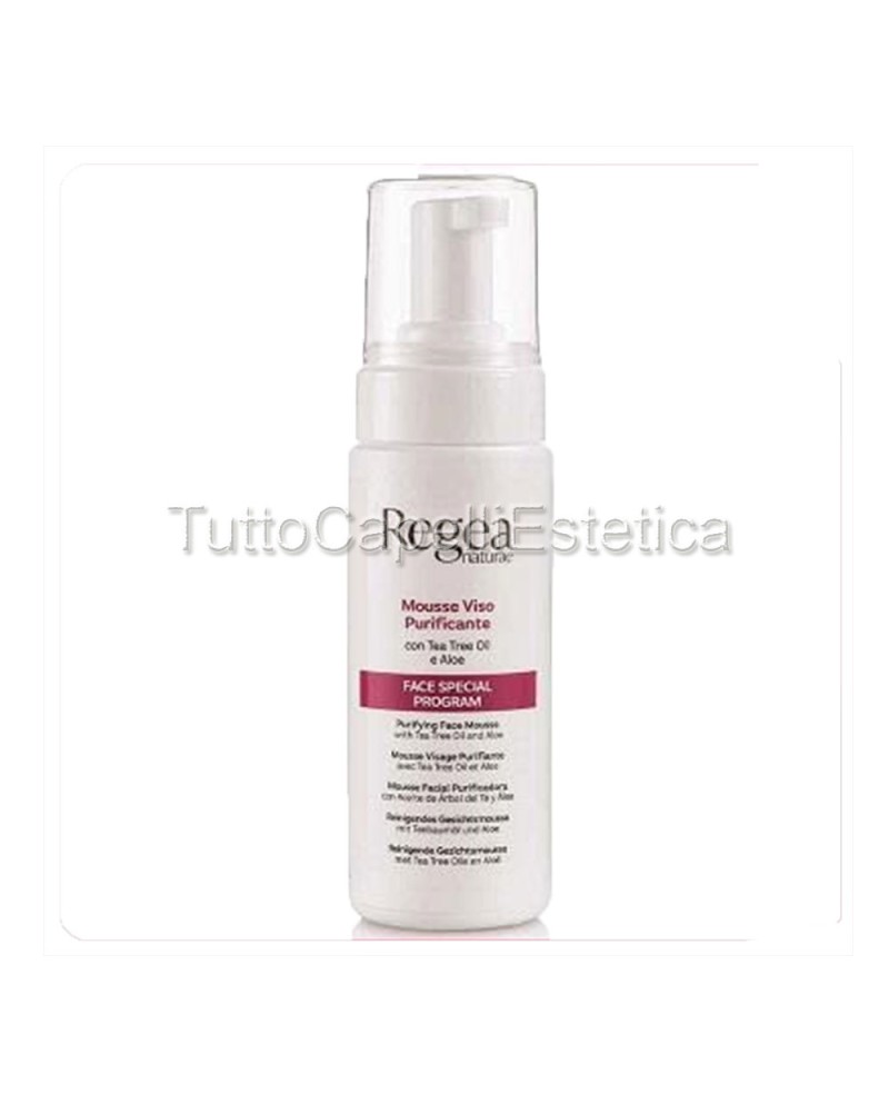 Purifying Facial Mousse with Tea Tree Oil and Aloe 190ml Regea Naturae