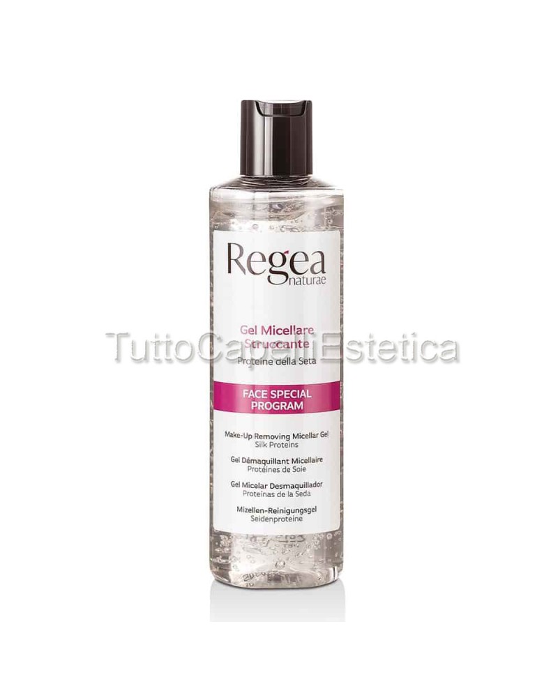 Gel Viso Micellare Struccante con Proteine della Seta Regea Naturae 250ml