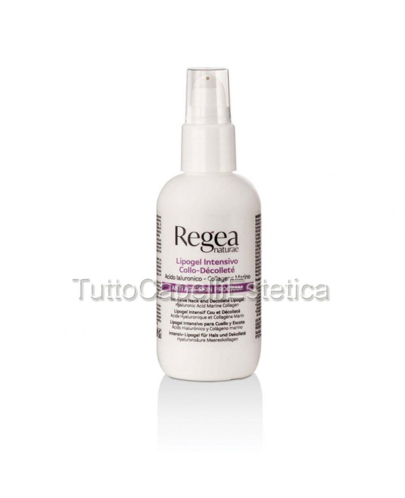 LipoGel Viso Intensivo Collo/Dècolletè con Acido Ialuronico e collagene Marino Regea Naturae 100ml