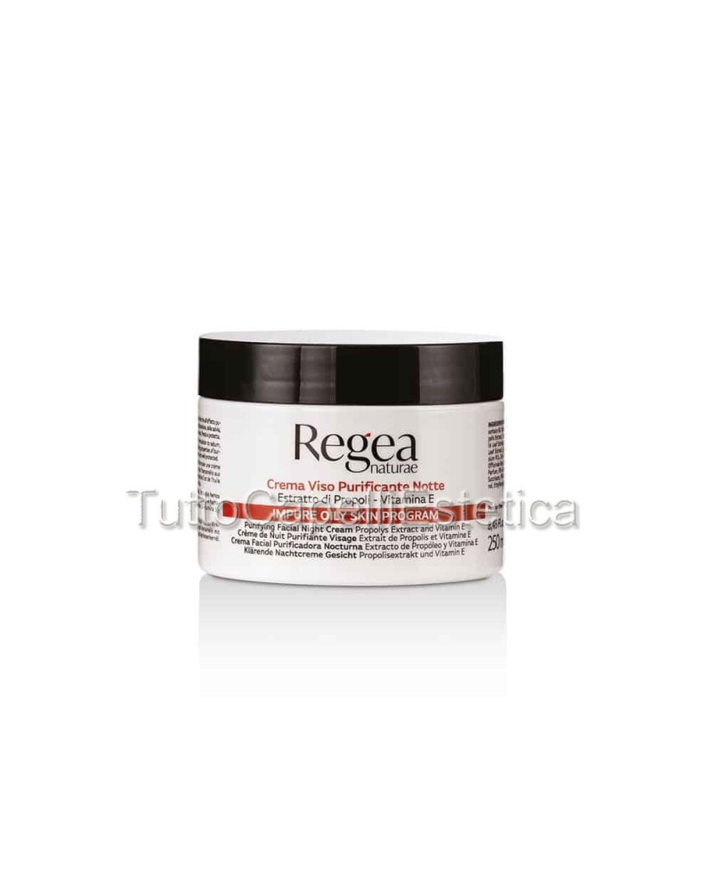 Purifying Night Face Cream with Propolis Extract and Vitamin E Regea Naturae 250ml