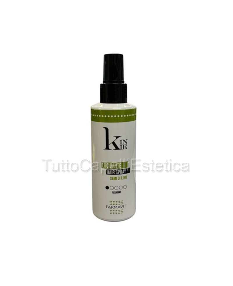 Hair Polish Spray Shine Semi di Lino KIN KIE 150ml - Farmavit