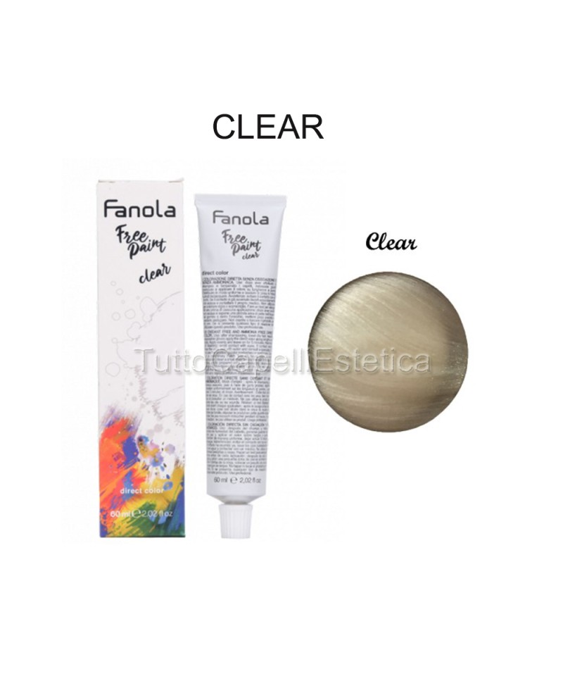 FREE PAINT Professional Hair Color without ammonia 60ml Fanola