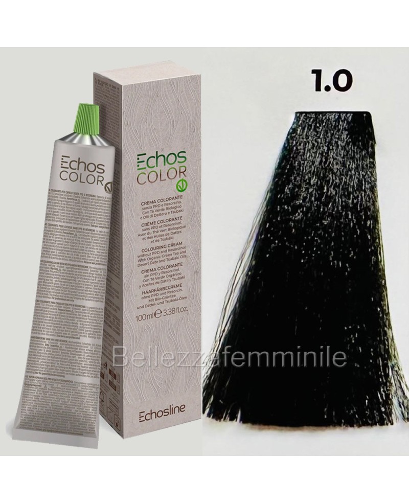 Tinta crema colore Capelli - KIT 6 TUBETTI -  linea professionale 100 ml - Echosline senza PPD e Resorcina