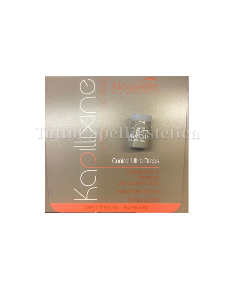 Fiale Capelli Coadiuvante Prevenzione Caduta con Estratto di Ginseng Rosso Nouvelle 10x7ml