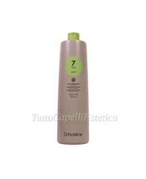 KIT 6 PEZZI Acqua Ossigenata Stabilizzata Emulsione Ossidante Per Capelli 1000ml - Echosline