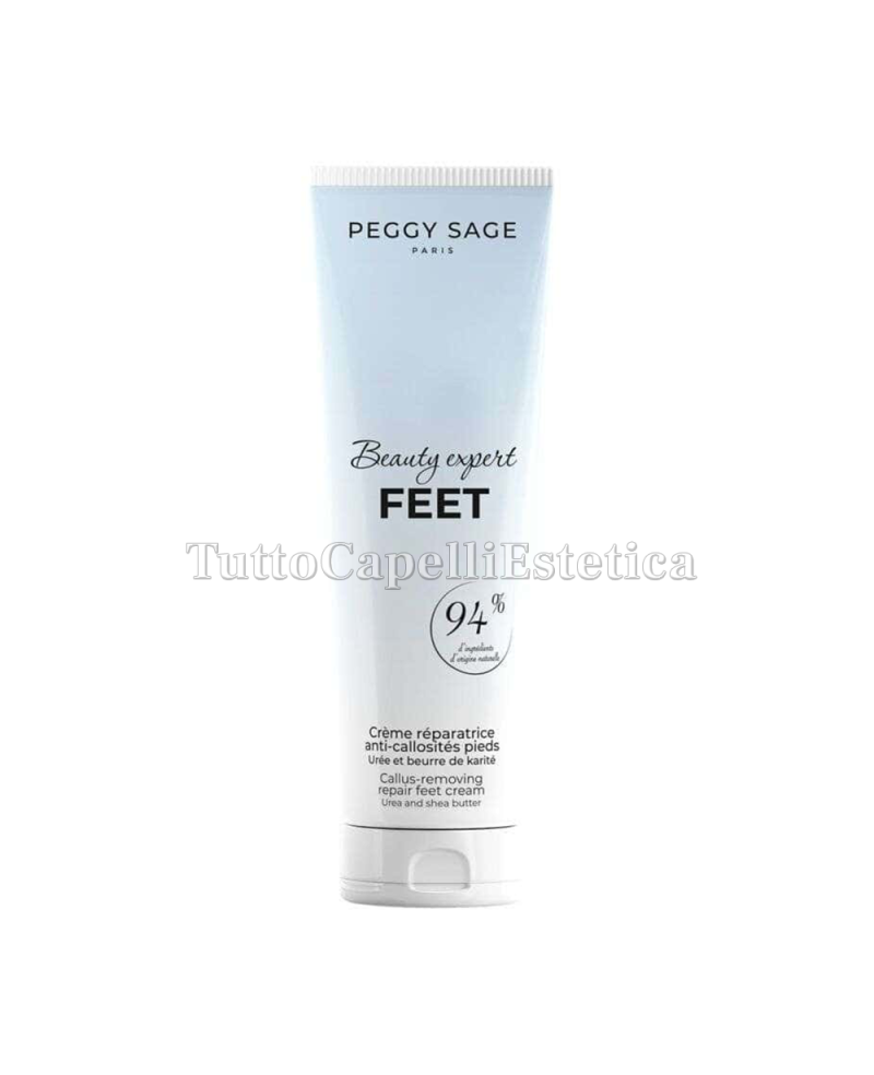 Crema Riparatrice Piedi AntiCallosità Professionale Con Urea e Burro di Karitè 100ml Peggy Sage