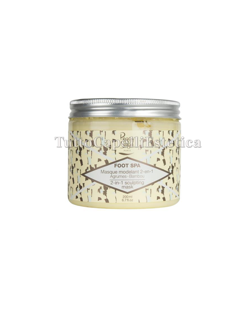 Maschera Piedi Modellante 2 in 1 Agrumi e Bambou 200ml Professionale Peggy Sage