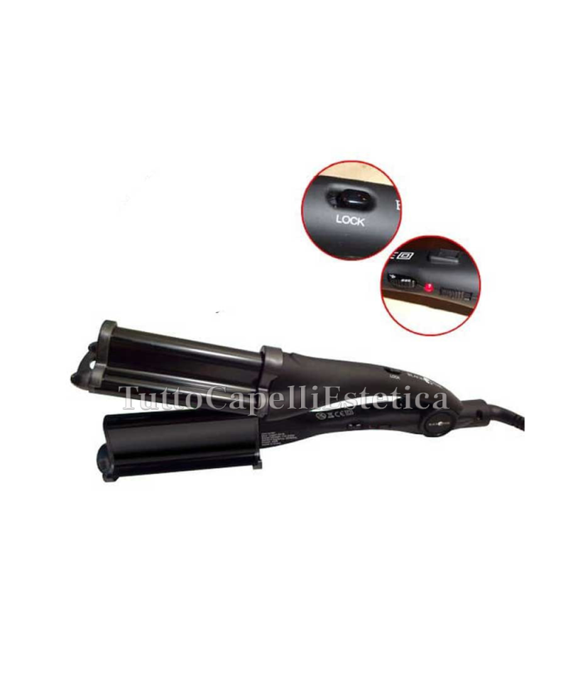 Piastra Capelli Onde - Beach Waves - Professionale - Black Star 220C°