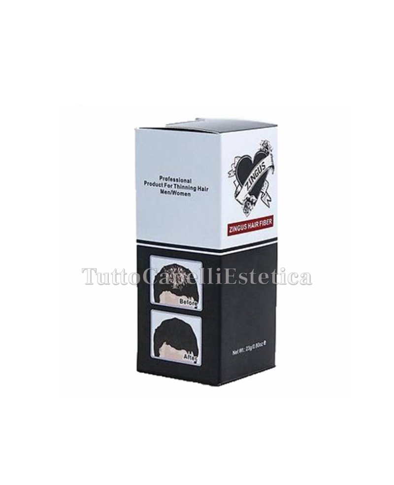 Fiber Polvere In Fibra Capelli Thickening 23gr Medium Brown Zingus Hair